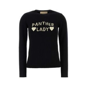 Valentino Garavani Women Black Wool Sweater